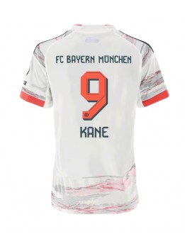 Billige Bayern Munich Harry Kane #9 Bortedrakt Dame 2025-26 Kortermet